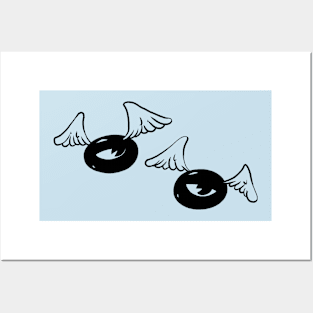 flying eyes Posters and Art